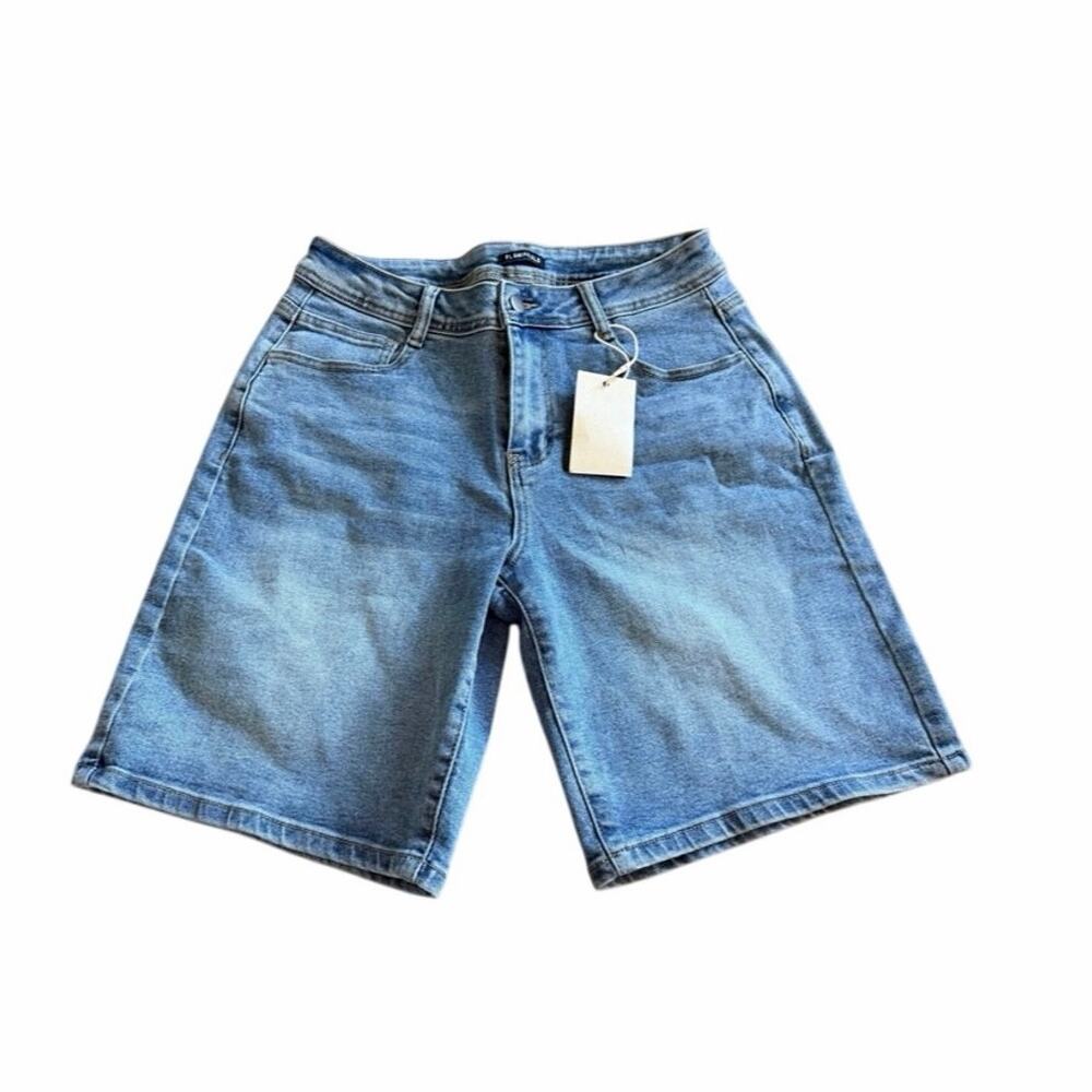 Flamingals S Bermuda Denim Shorts